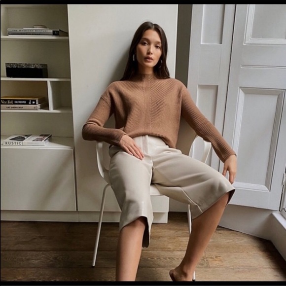 Aritzia Babaton Chalmers Sweater in Constant Camel size small - Picture 1 of 6